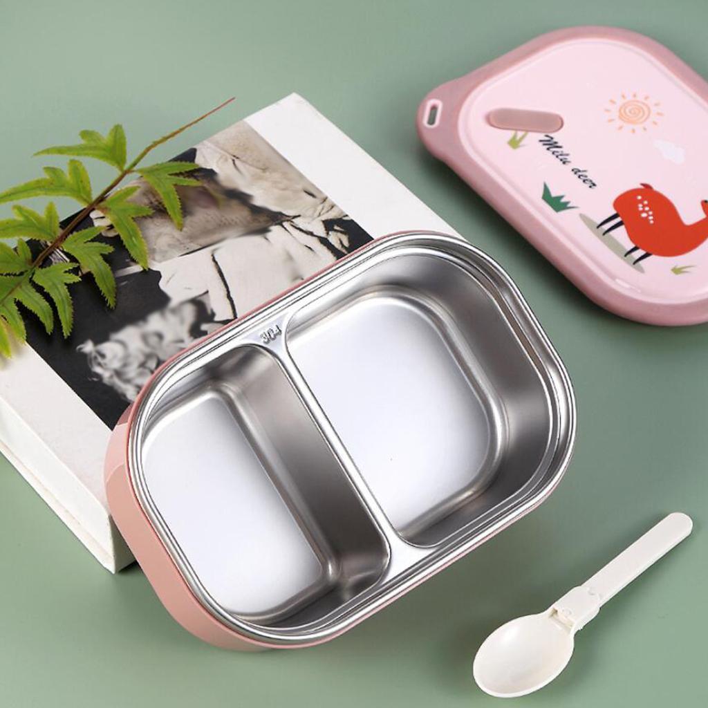 Insulated Lunch Box Portable Leak Proof Bento Box for School Travel Children
