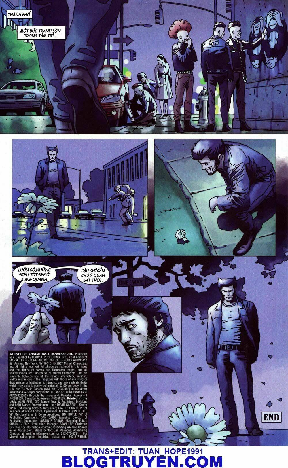 Wolverine: The Death Song Of J. Patrick Smitty (One Shot) Chapter 1 - Trang 2