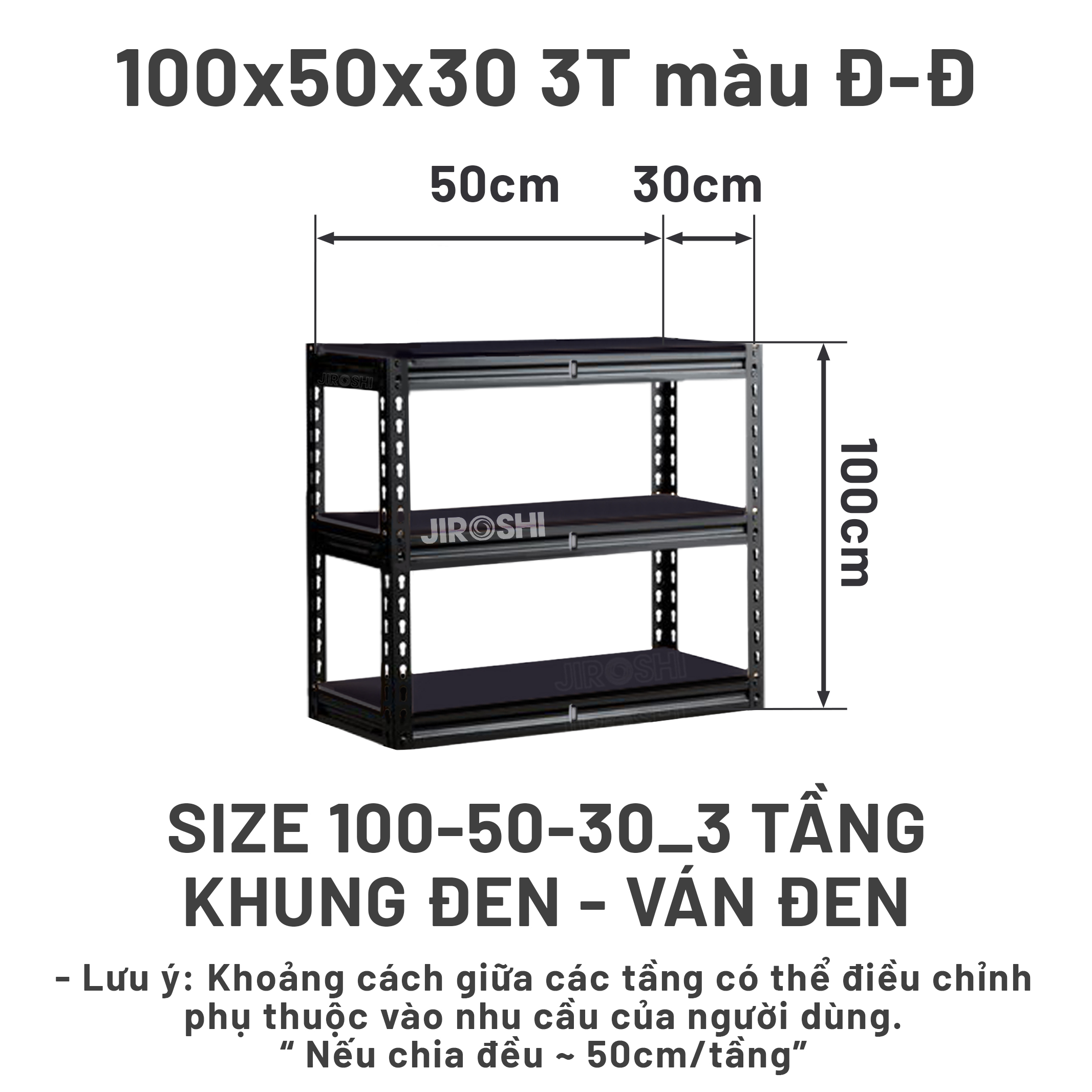 [Giao Hỏa Tốc] Kệ Sắt V Lỗ 3-4-5 Tầng JIROSHI Nhật Bản, kệ lắp ráp - Kệ Sắt Đa Năng Đựng đồ, Japan technology.