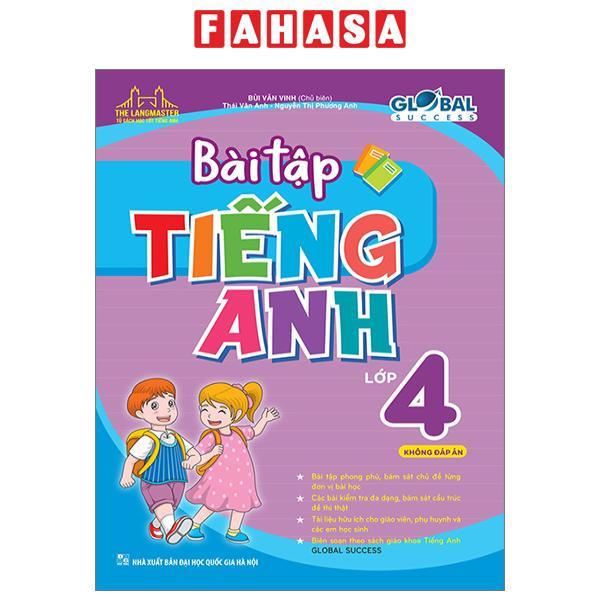 Global Success - Bài Tập Tiếng Anh 4 - Không Đáp Án