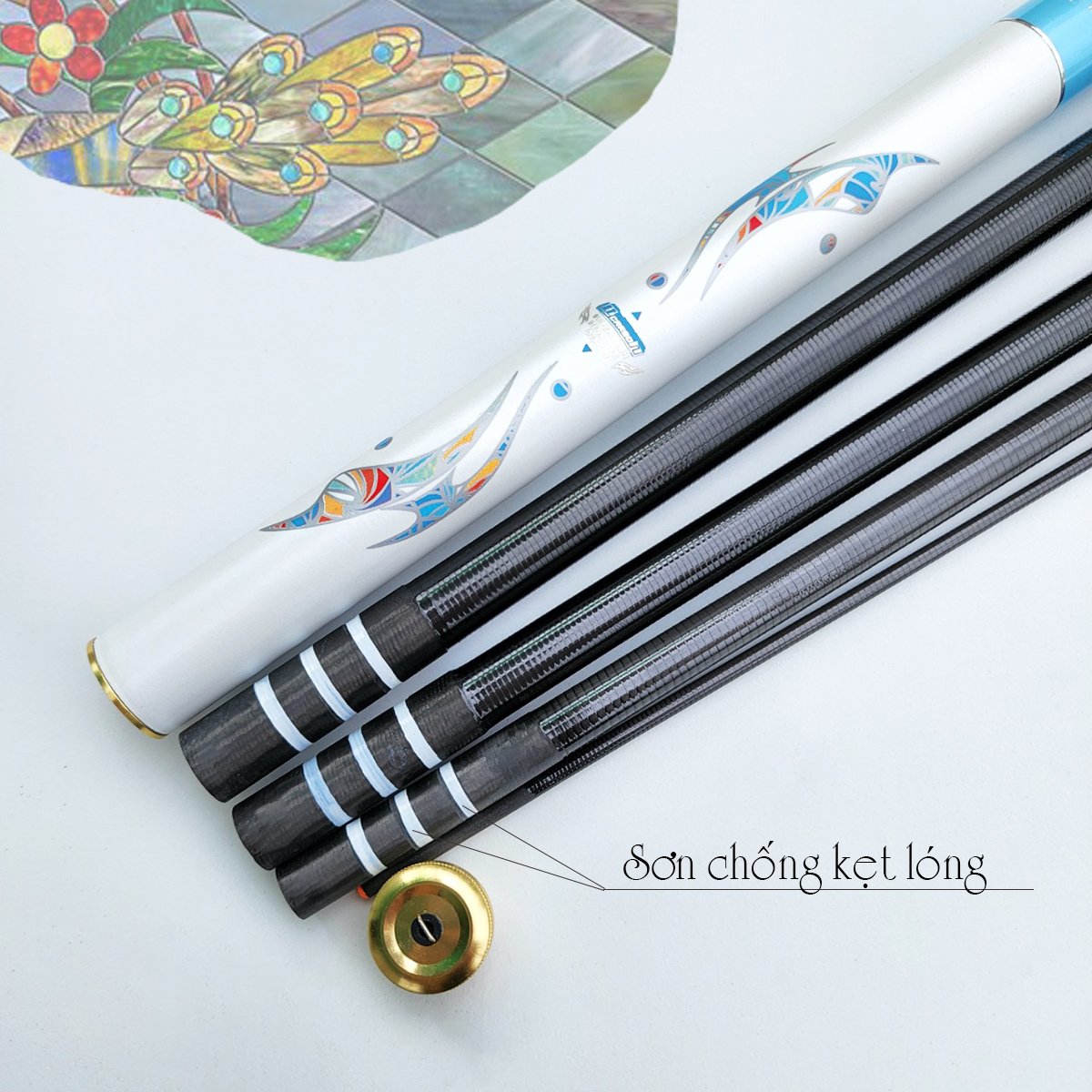 Bạch ngọc 6H phân bổ lực 19 Cần được tặng kèm 1 ngọn phụ các sếp nhé  - đồ câu duy hưng 0388214833