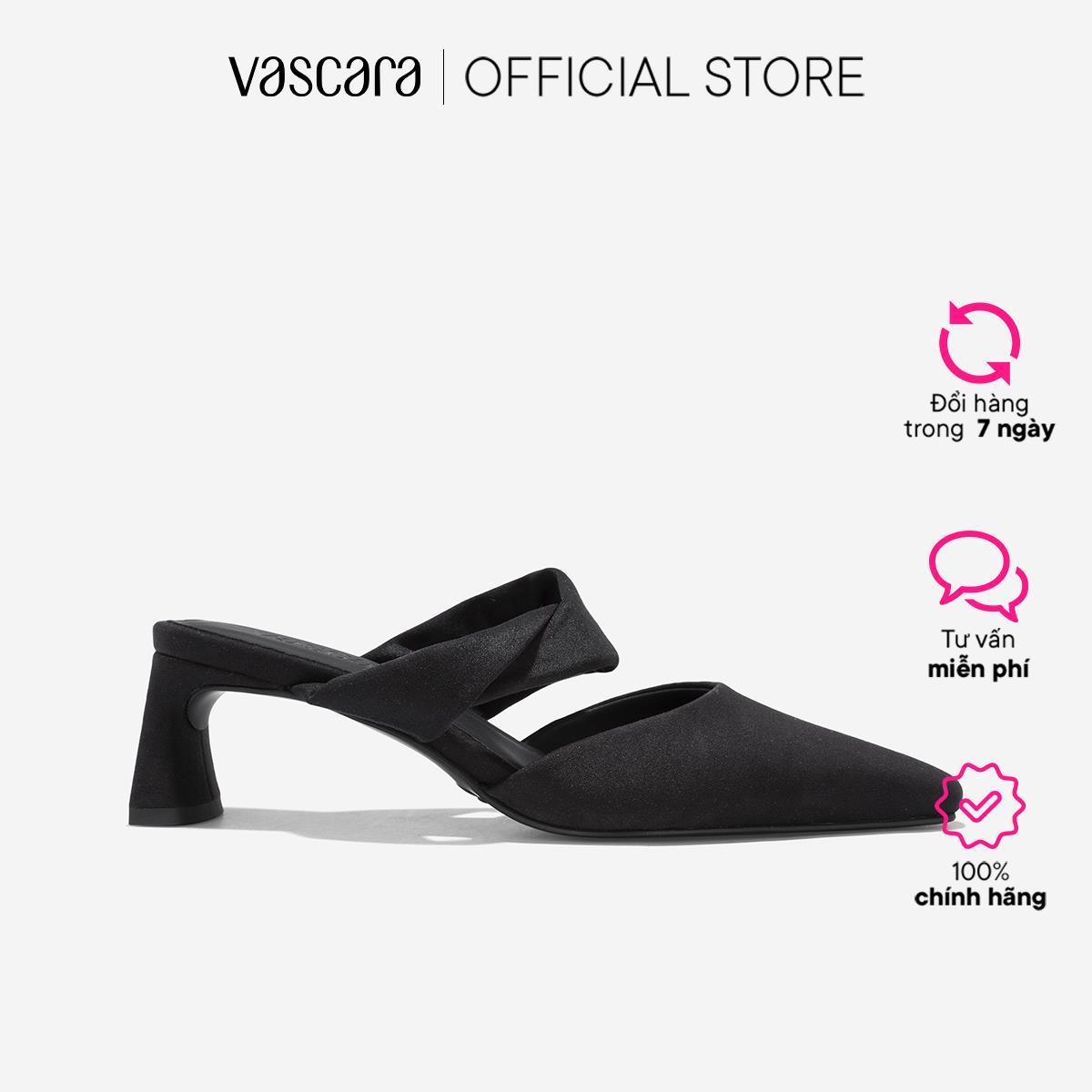 Guốc mules nhấn quai cách điệu - GNN 0207