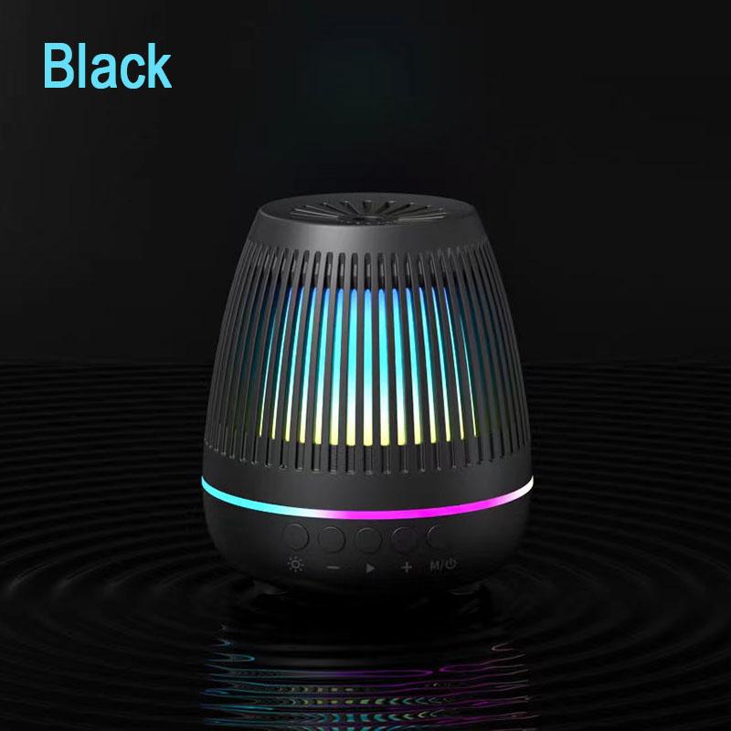 Loa Bluetooth LED Nhiều Màu Sắc Di Động Đài FM TWS Bass Siêu Trầm Nghe Nhạc Boombox USB AUX Caixa De Som Portatil Color: WHITE 2 PCS Woofer Size/Full-Range Size: 2.5"