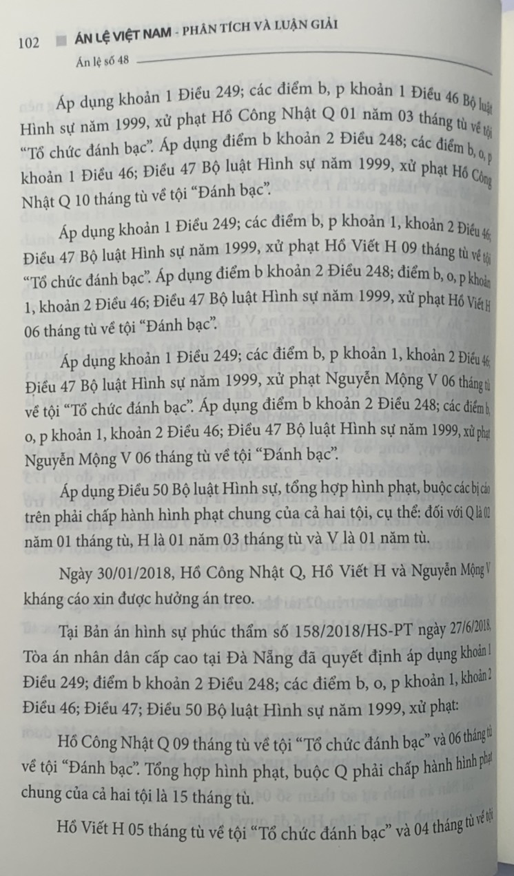 Án lệ Việt Nam - Phân tích và luận giải (Tập 2: từ án lệ 44 đến án lệ 70)