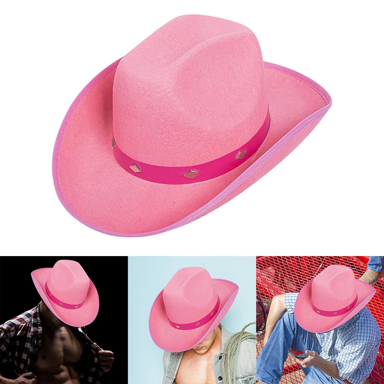 Felt Cowboy Hat for Halloween Costume Accessories, Dress up, Role Play, Cosplay Prop, Holiday Decorations