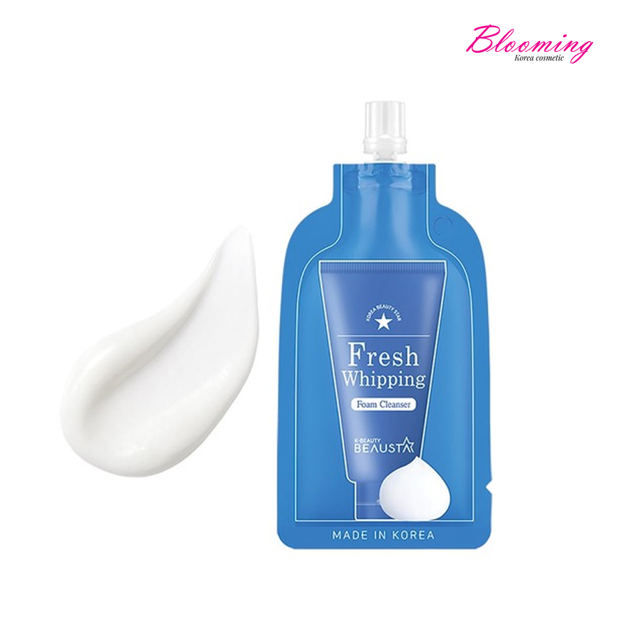 Sữa rửa măt tạo bọt sạch sâu lỗ chân lông, không gây kích ứng da Beausta Fresh Whipping Foam Cleaner 20ml