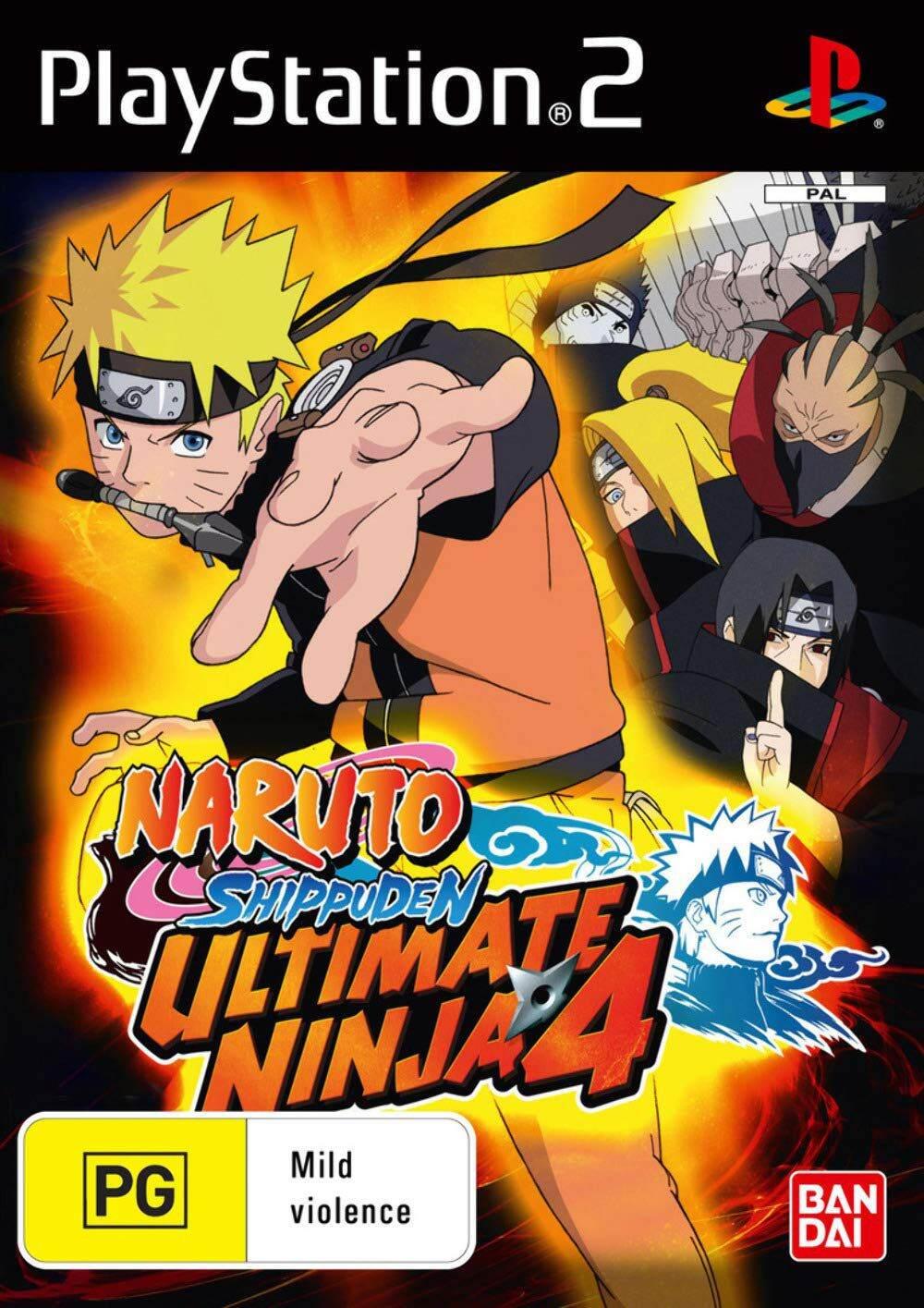 [HCM]Game ps2 naruto ultimate ninja 4