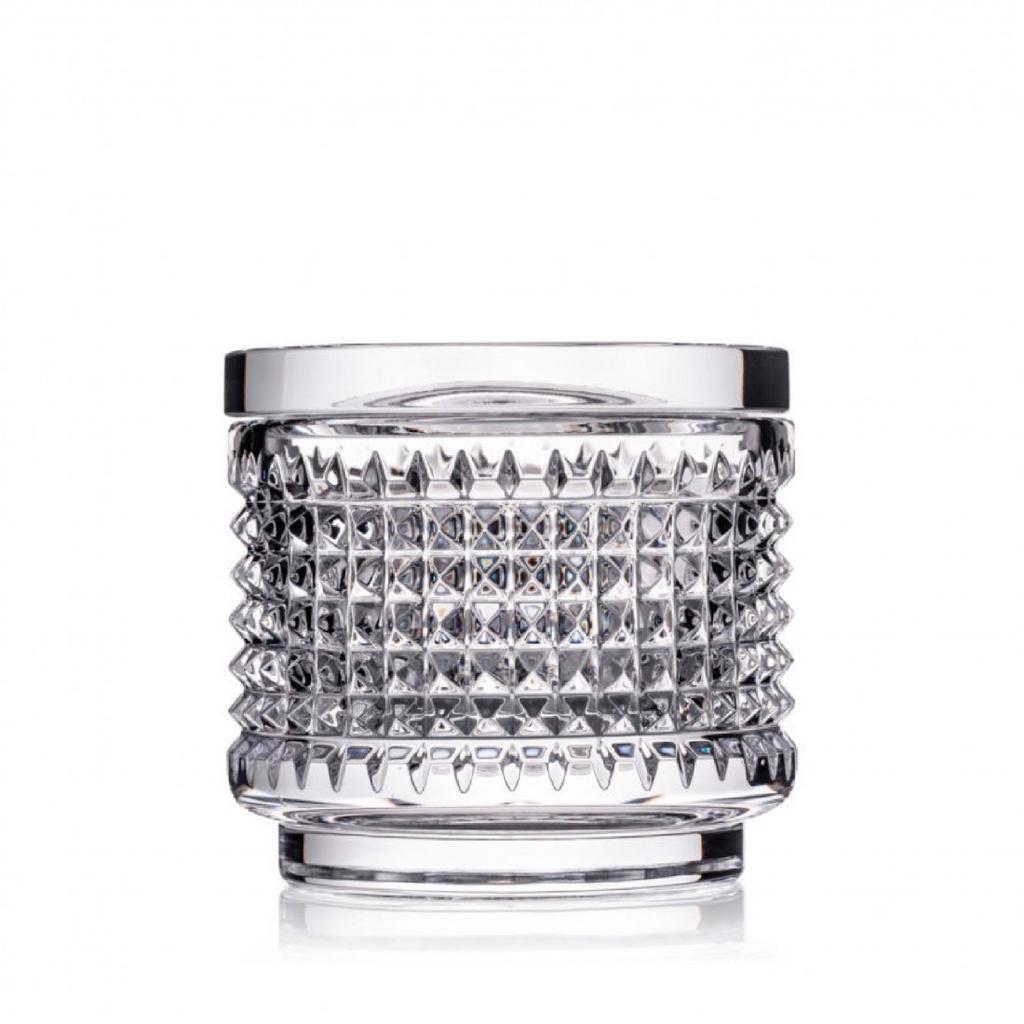 Thố Pha Lê Cao Cấp ROGASKA DIAMOND Size 10CM, Hũ Thủy Tinh, Bát Đựng Bánh Kẹo Trang Trí Bàn Tiệc Nhập Đức