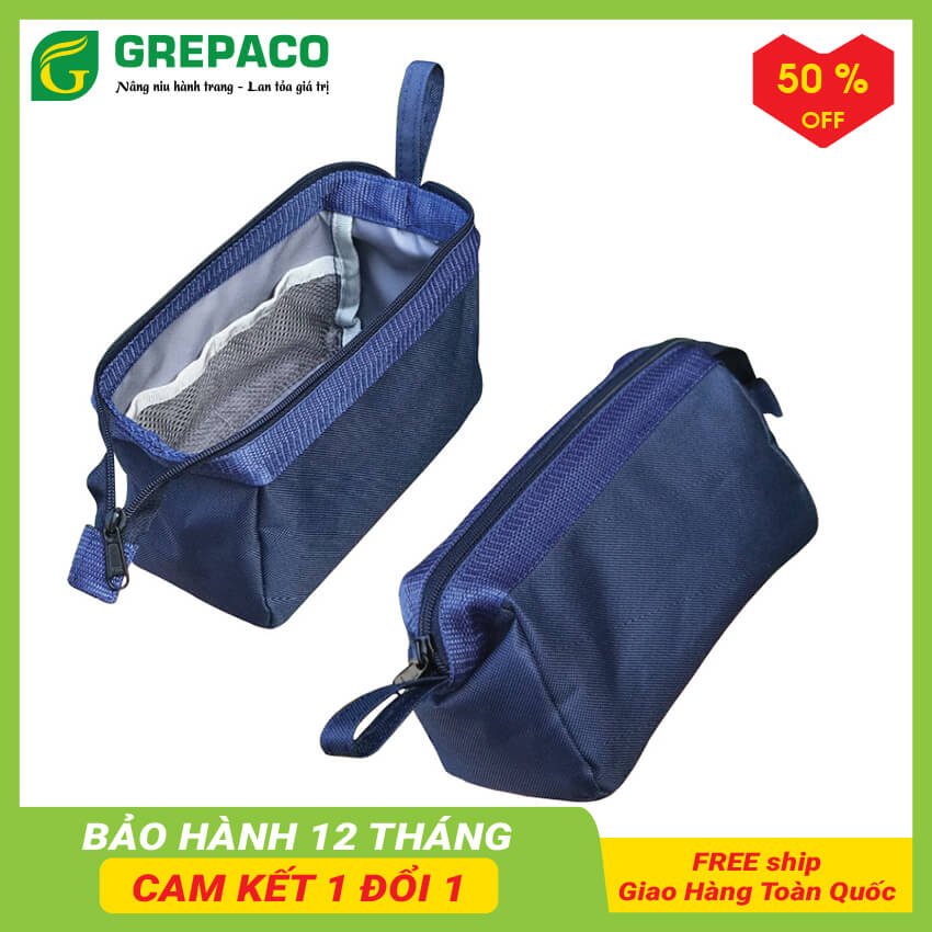 Hộp Đựng Bút Viết Đa Năng Grepaco Bằng Vải Bố Canvas Tote Đẹp Nhiều Ngăn Dạng Túi Đựng Dụng Cụ Đồ Dùng Học Tập, Phụ Kiện Học Sinh, Sinh Viên, Đồ Cá Nhân Văn Phòng – Hàng Chính Hãng