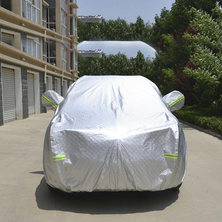 Bạt phủ xe ô tô 5 chỗ Hyundai Kona, Bạt trùm xe SUV cao cấp chất liệu vải PEVA chống nắng mưa không thấm nước