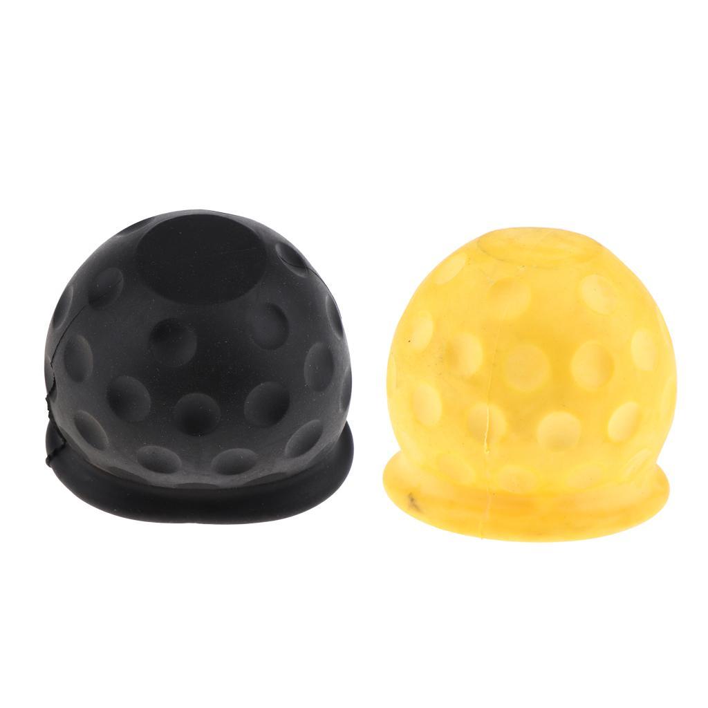 Universal 50mm Tow Ball Cover Caps Towing Hitch for Caravan Trailer 2pc