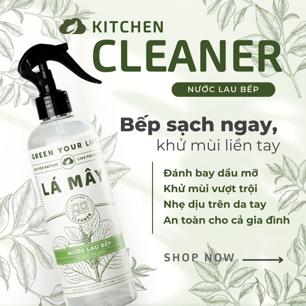 COMBO BẾP SẠCH LÁ MÂY