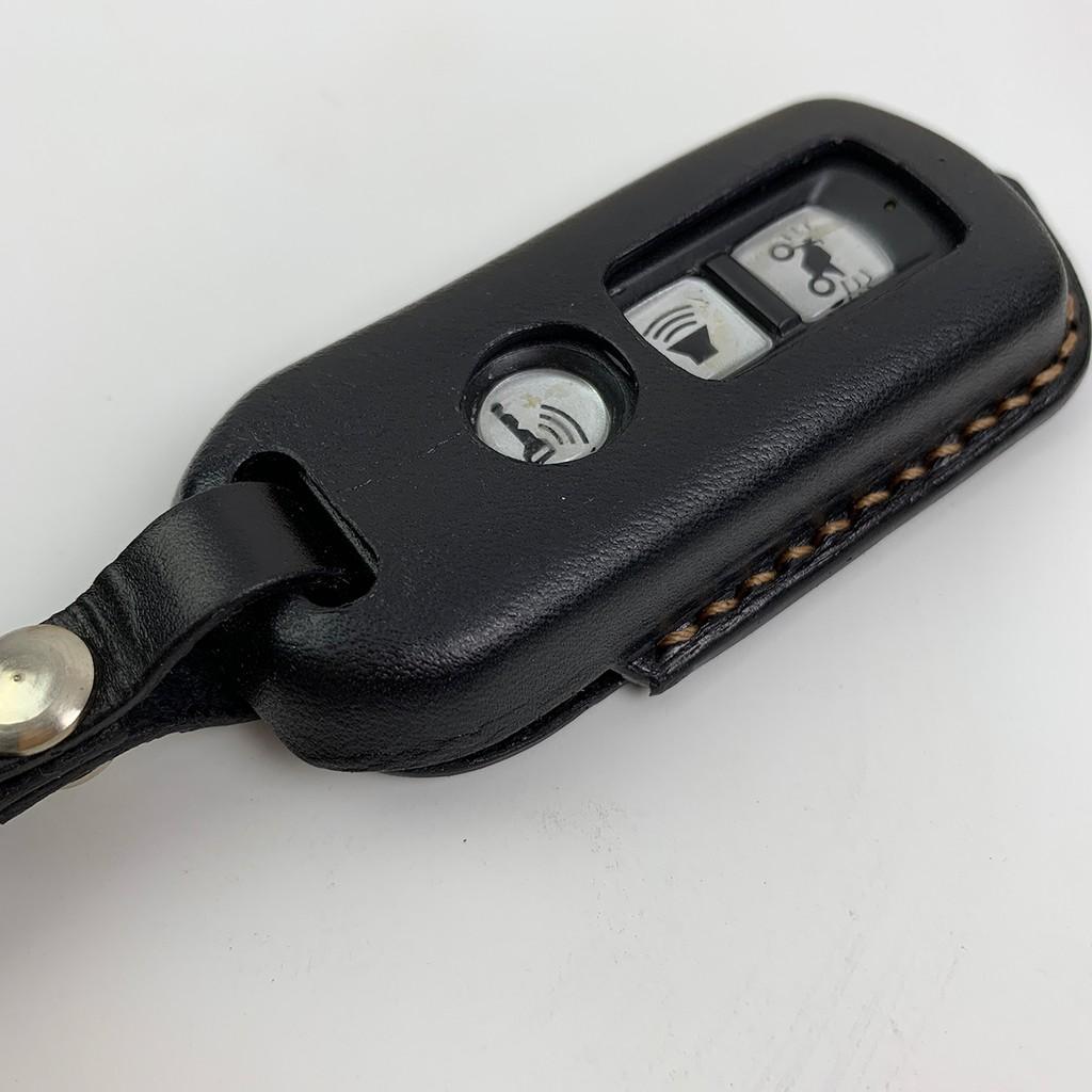 BAO DA CHÌA KHÓA XE SH MÀU ĐEN - ĐỒ DA THỦ CÔNG CAO CẤP