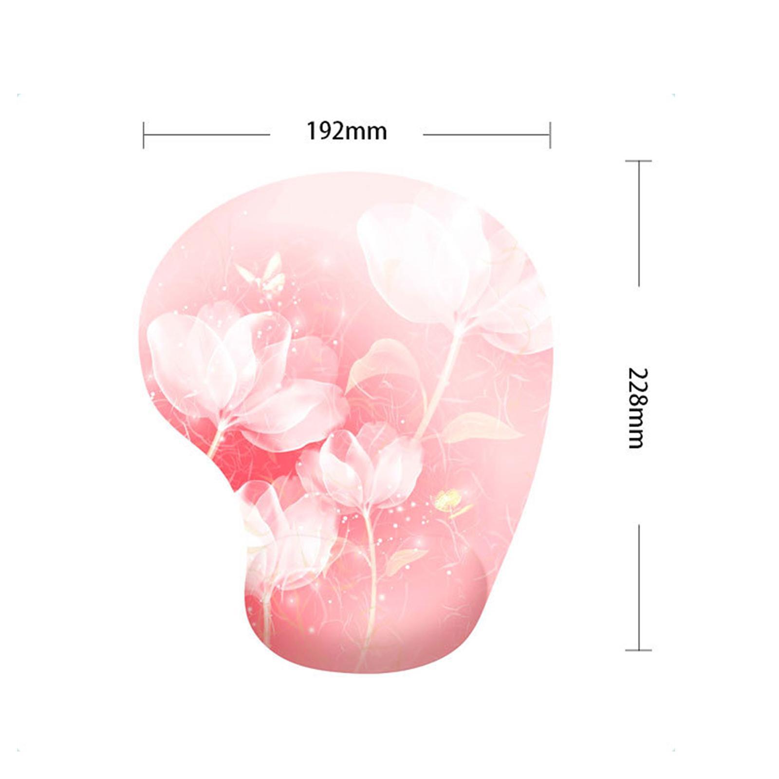 Mouse Pad with Wrist Support Anti Slip Soft Comfortable for Home Office