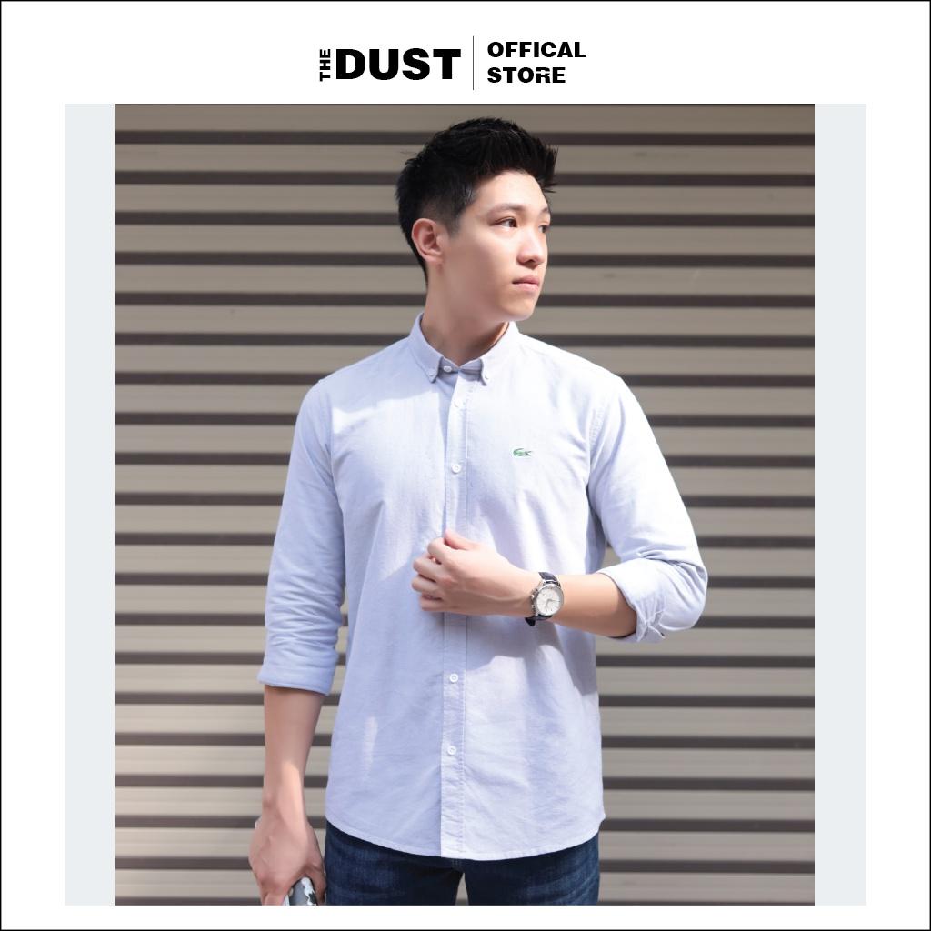 Áo sơ mi nam dài tay trơn cổ bẻ basic LCT chuẩn form slim fit, chất liệu oxford cao cấp, trẻ trung lịch lãm -THE DUST