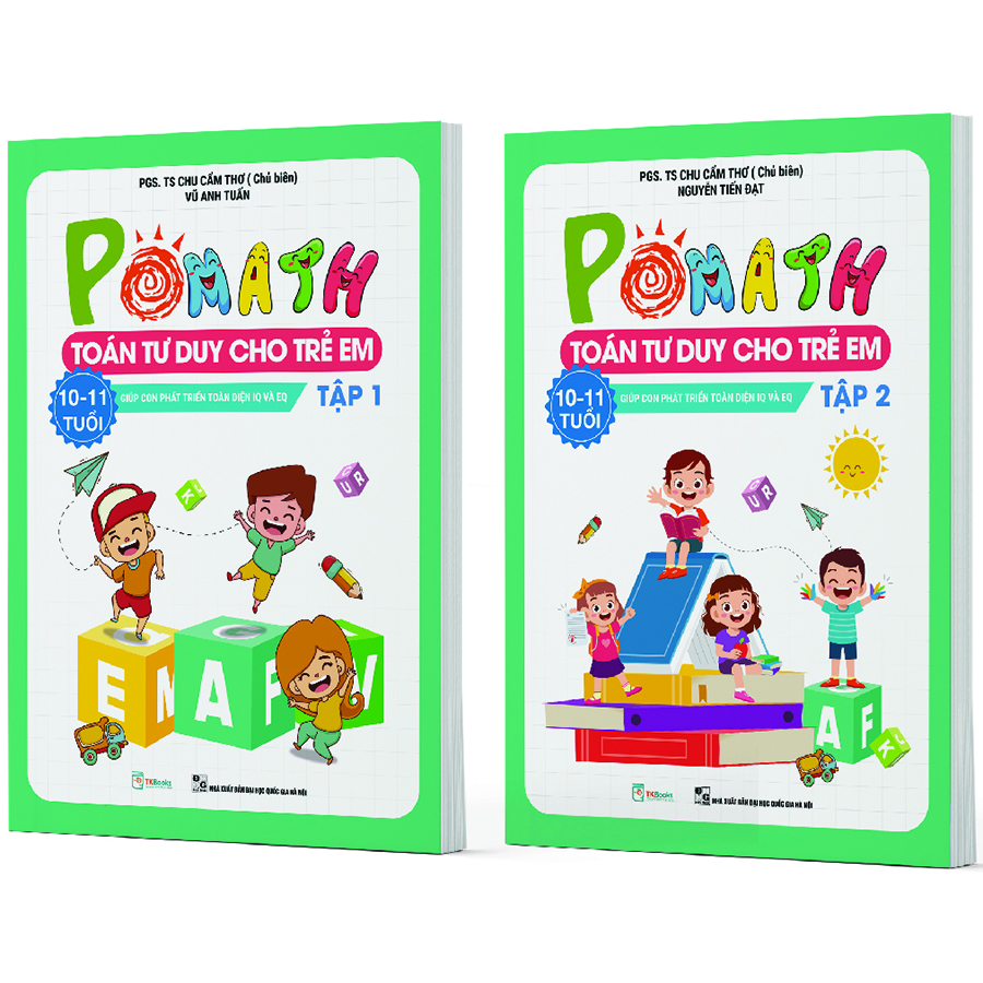 Combo POMath - Toán Tư Duy Cho Trẻ Em 10 - 11 Tuổi