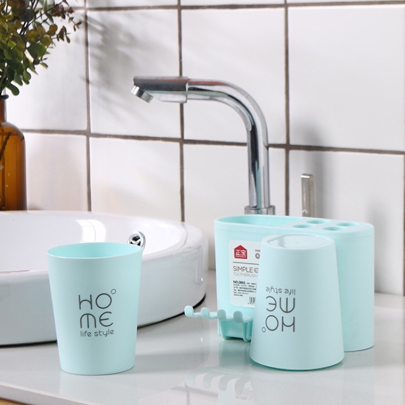 Kệ Để Bàn Chải Đánh Răng Cọ Trang Điểm Dán Tường Nhà Tắm Jodily StarHome