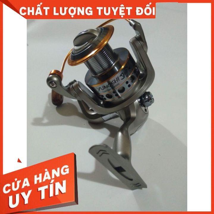 Máy Câu Cá Yomoshi LC Kim Loại 3000-7000 (TẶNG CƯỚC SHIMANO 100M CACBON ) MÁY CÂU CÁ MÁY ĐỨNG YOMOSHI