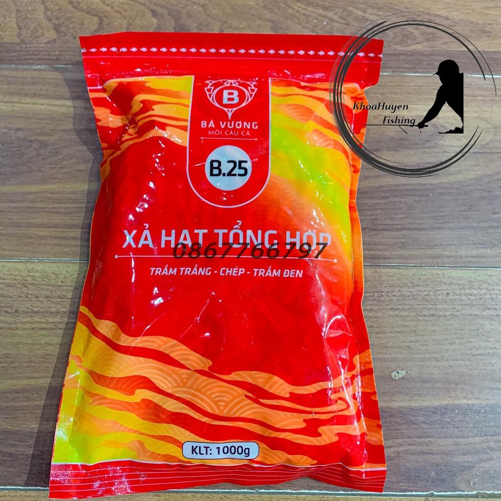 Mồi câu Bá Vương - B25 Câu Trắm đen, Chép - Hạt xả B25 Săn Hàng - KhoaHuyen Fishing