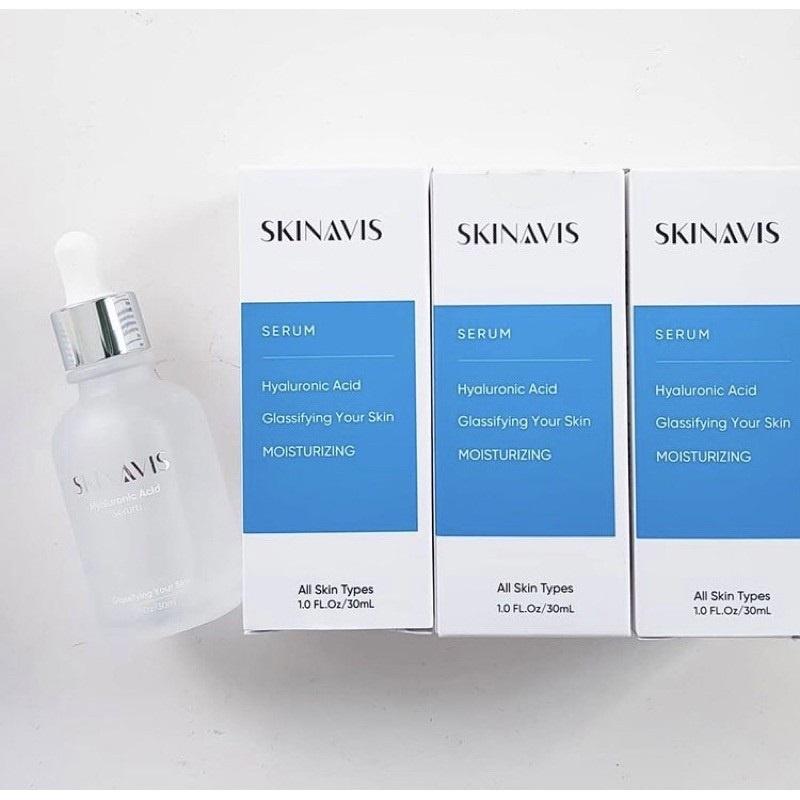 Tinh Chất Serum Dưỡng Cấp Ẩm Phục Hồi Da SKINAVIS Hyaluronic Acid & Niacinamide + B5, Trắng Sáng Da