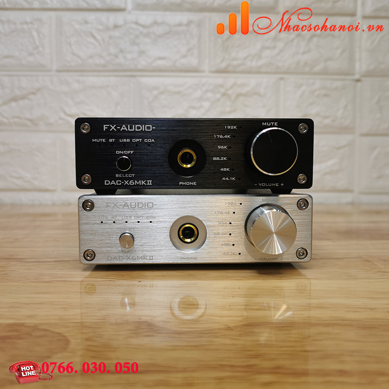 Bộ Giải Mã DAC X6mk2 - FXAUDIO Giải Mã 24bit/192Khz - Hàng Chính Hãng