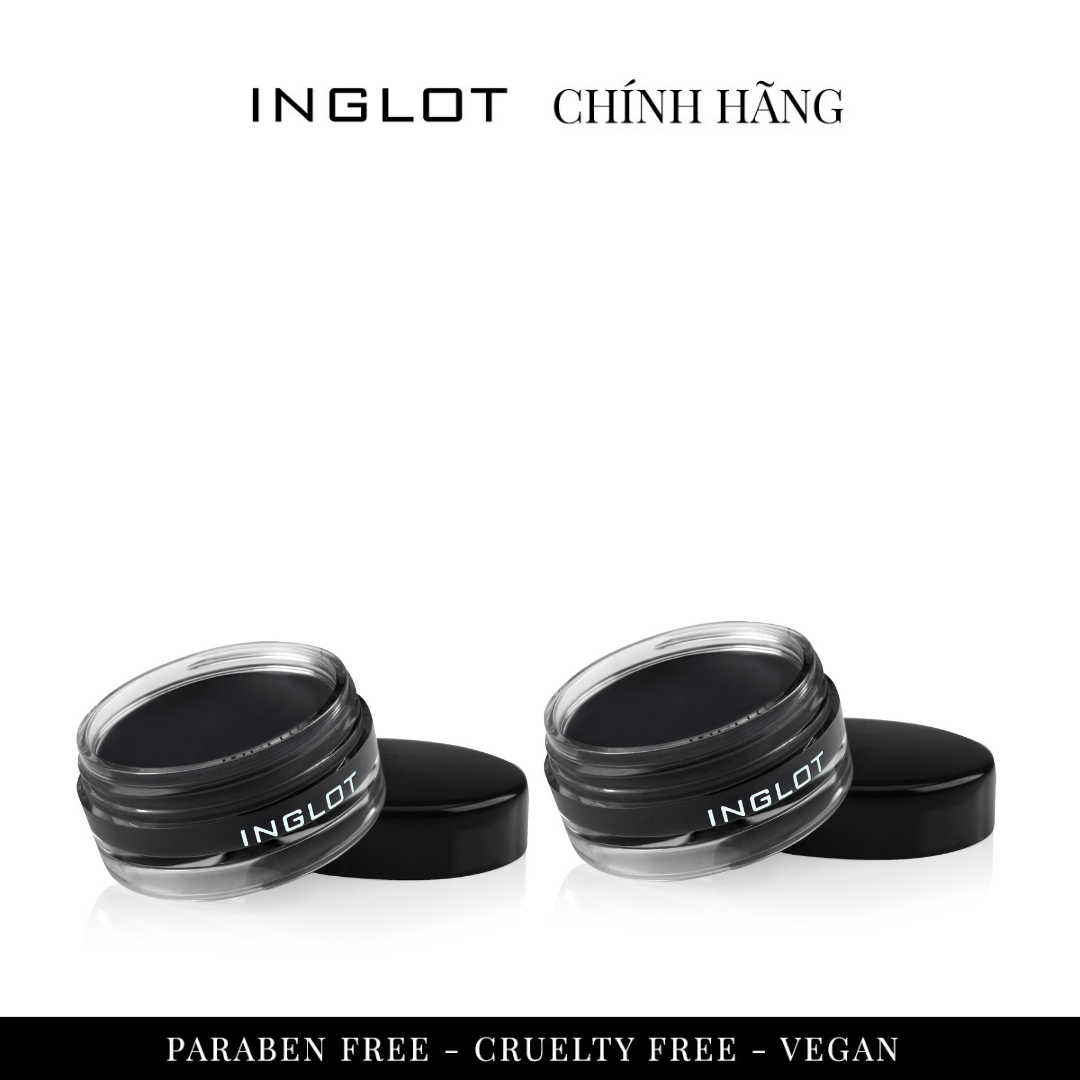 Combo Gel kẻ viền mắt bền màu, lâu trôi Amc Eyeliner Gel Inglot (2g) - Set 2 hộp màu 77