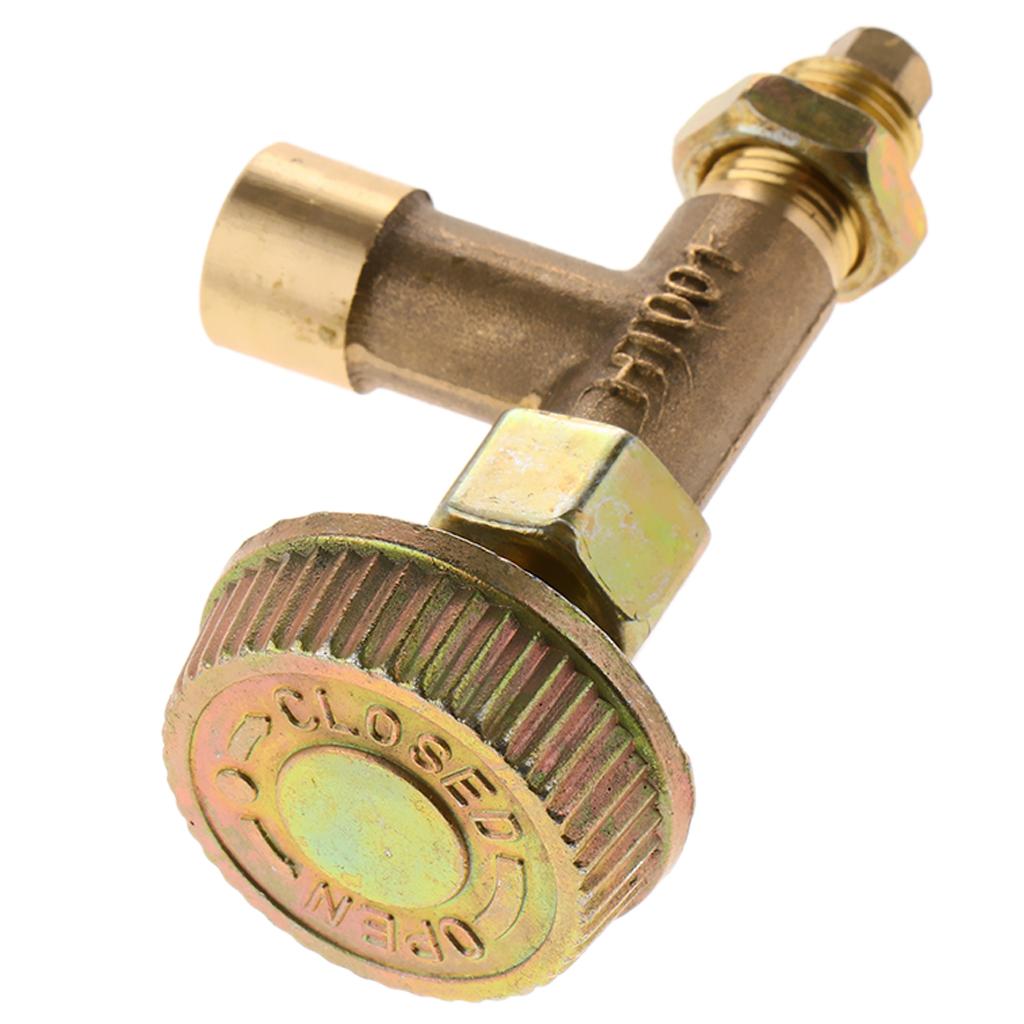 2xGas Connector Shut Off Valve Gas Brass Adapter Gas Ball Valve