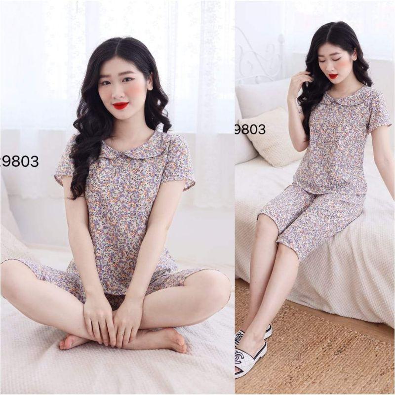 Quần áo mặc nhà cổ ren siêu xinh