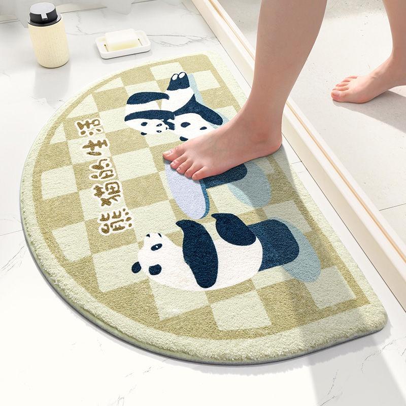 Thảm Chùi Chân Chống Trượt Thấm Hút Tốt Cho Nhà Tắm/Nhà Vệ Sinh