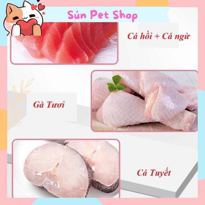 Combo 10 thanh súp thưởng cho mèo hương vị thơm ngon (15gr/thanh)