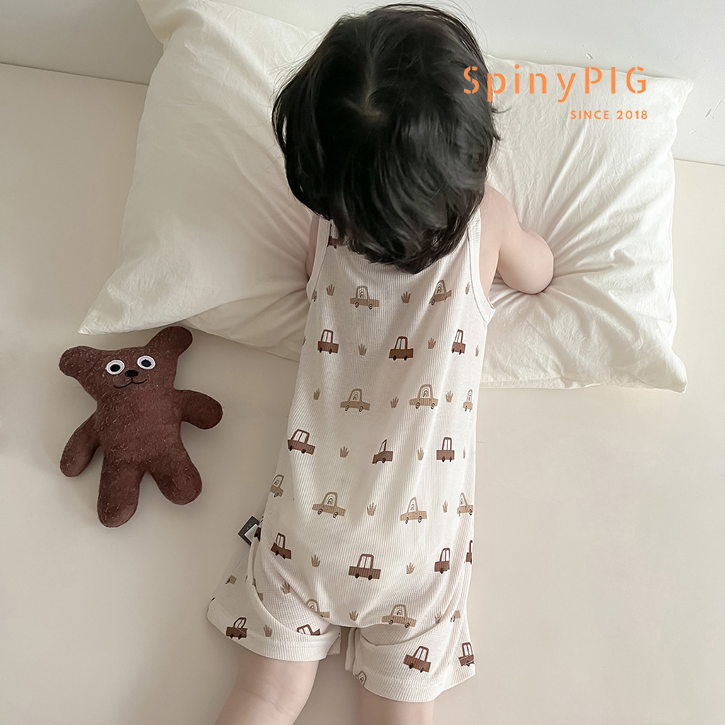 Bộ body cho bé sơ sinh 0-3 tuổi body đùi vải Waffle cao cấp mềm mát cho bé trai bé gái mùa hè