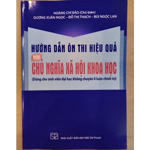 Sách - Hướng dẫn ôn thi hiệu quả môn chủ nghĩa xã hội khoa học