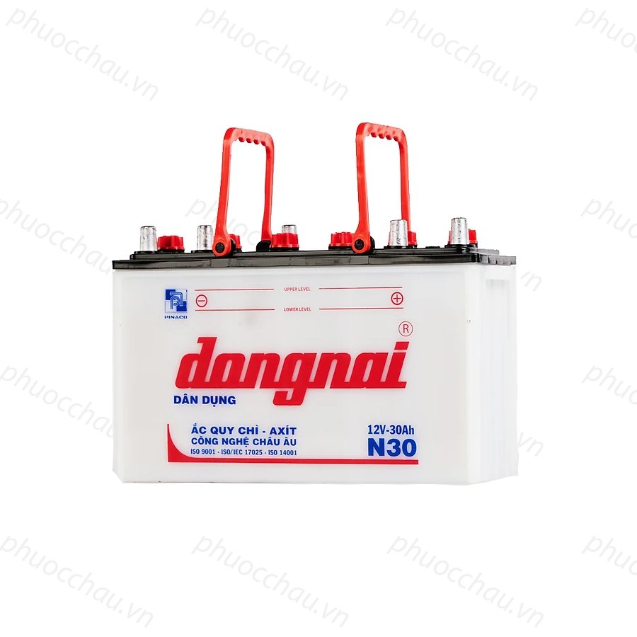 Bình Ắc Quy 12V-30Ah, Ắc Quy Thắp Sáng Dongnai N30