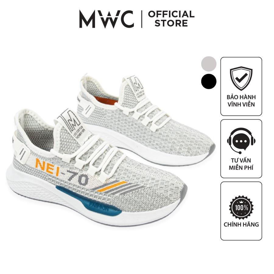 Giày MWC 5374 - Giày Thể Thao Nam Chất Vải, Giày Sneaker Đế Cao Su Dẻo Năng Động Cá Tính