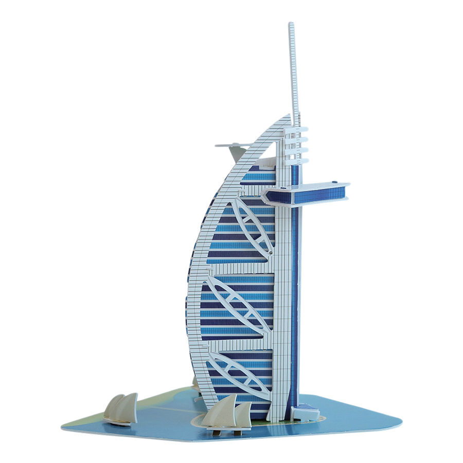 Big World Xếp Hình 3D_Tháp Burj Al Arab Dubai