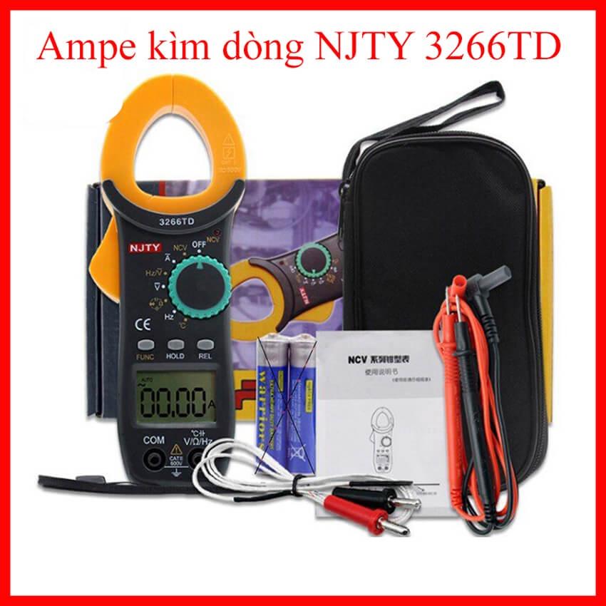 Ampe kìm dòng NJTY 3266TD Đo Tụ,Tần Số, Nhiệt Độ