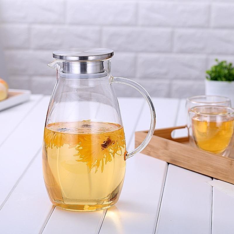 Bình đựng nước uống thủy tinh chịu nhiệt cao cấp lên tới 400ml trơn bầu 1800ml