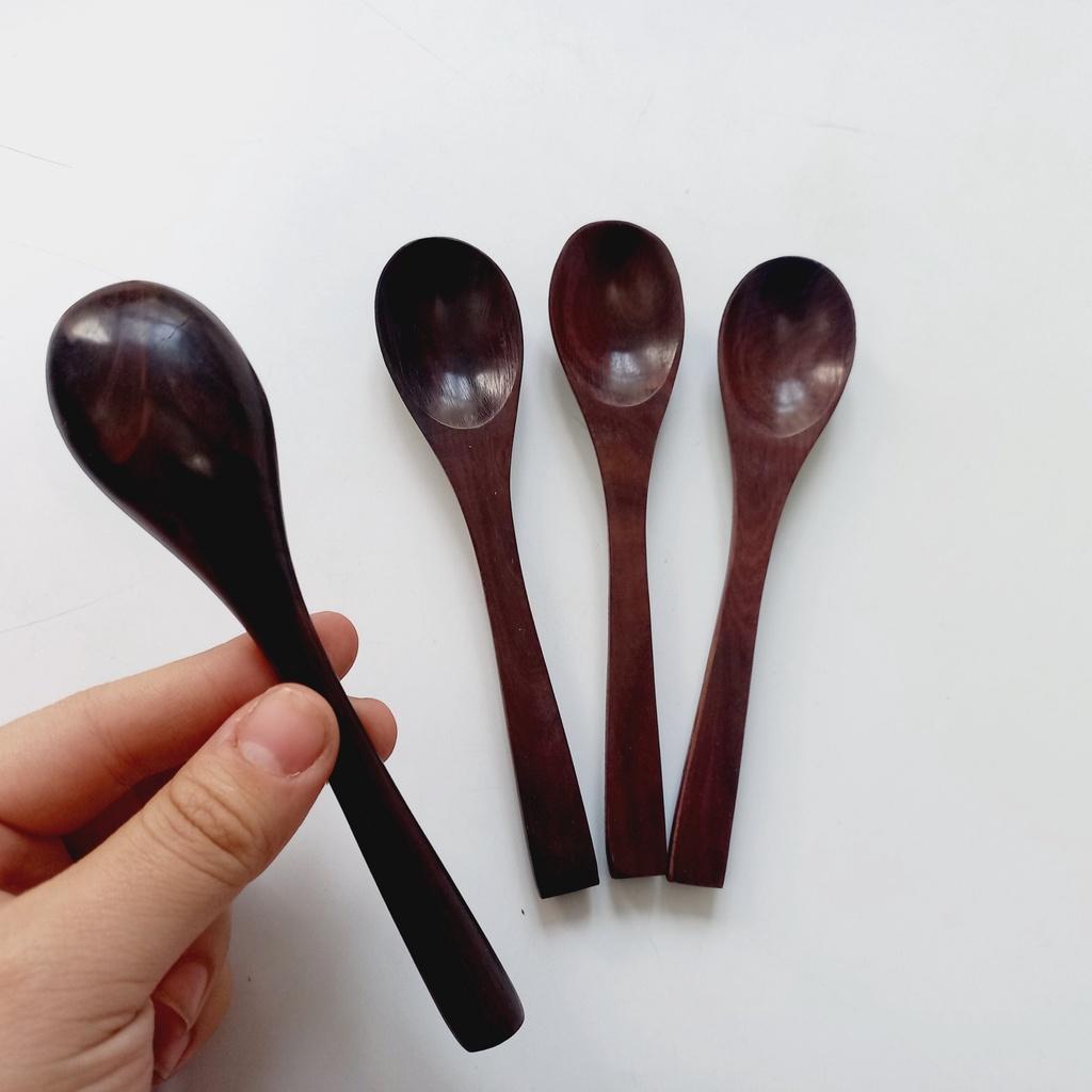 Thìa Gỗ Trắc Cỡ 14x3 cm Uống Trà, Cà Phê, Ăn Chè Của Craft Closet