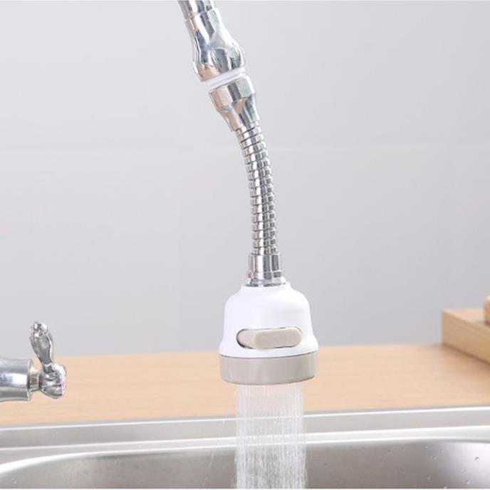 Đầu vòi tăng áp 360 độ inox