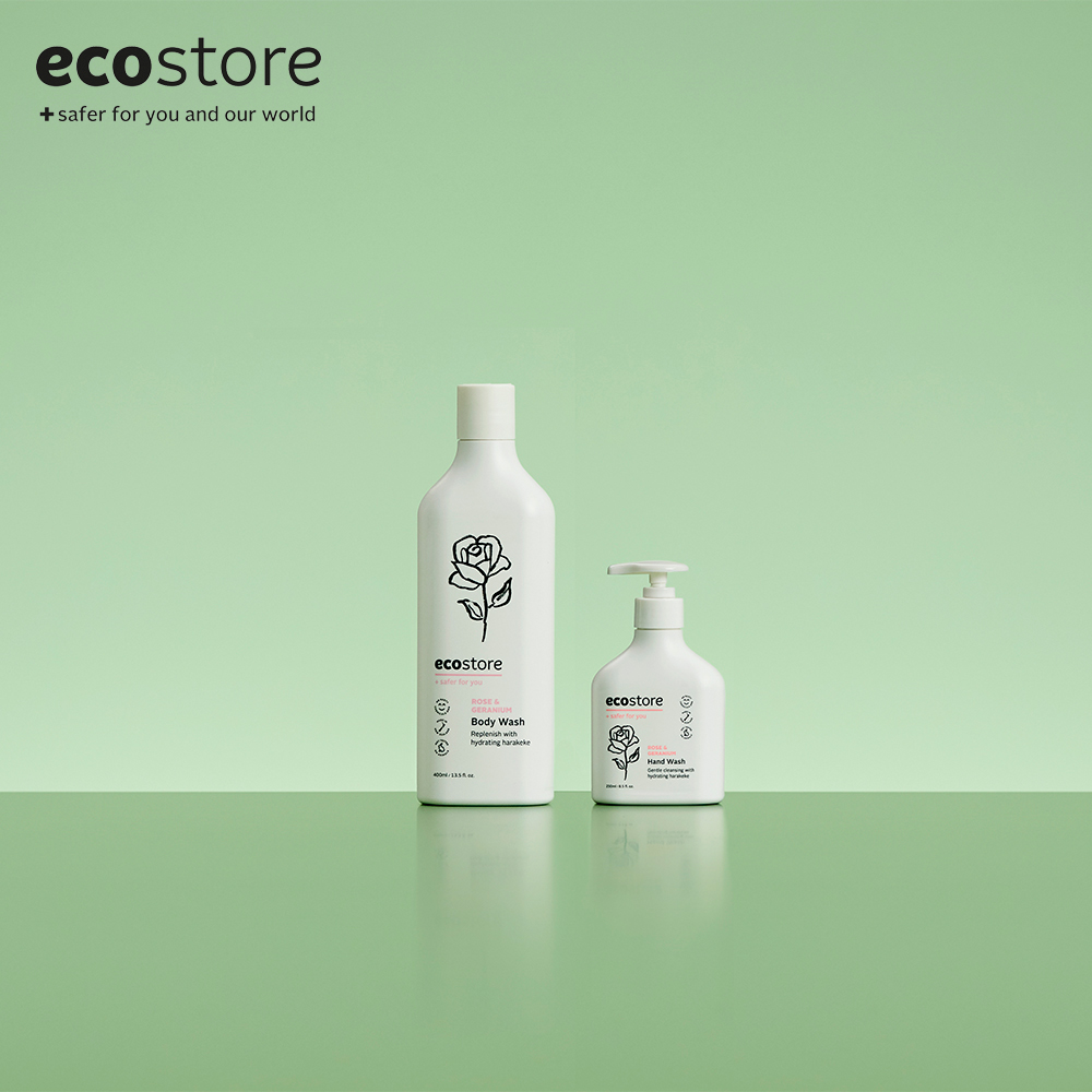 Sữa Tắm Hương Hoa Hồng Và Hoa Phong Lữ Gốc Thực Vật Ecostore 400ml