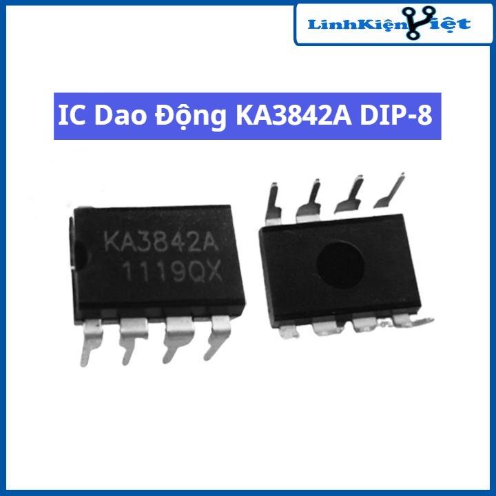 Ic chức năng dao động KA3842A chân cắm DIP8