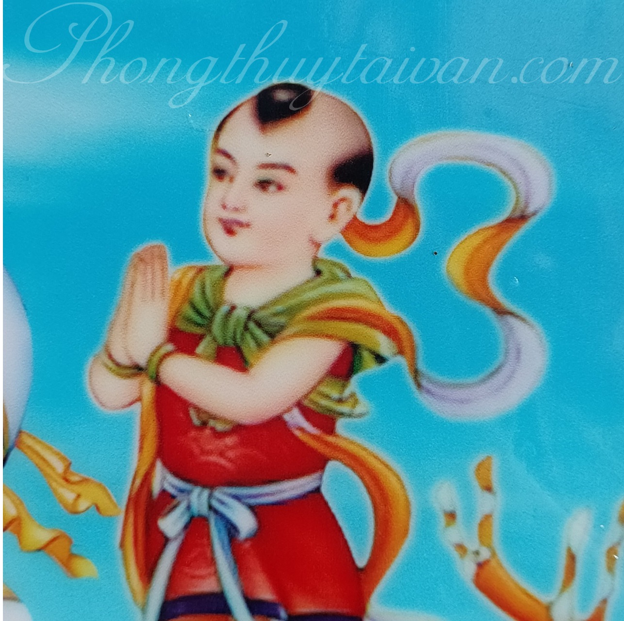 Bài Vị Quan Âm và Đồng Tử