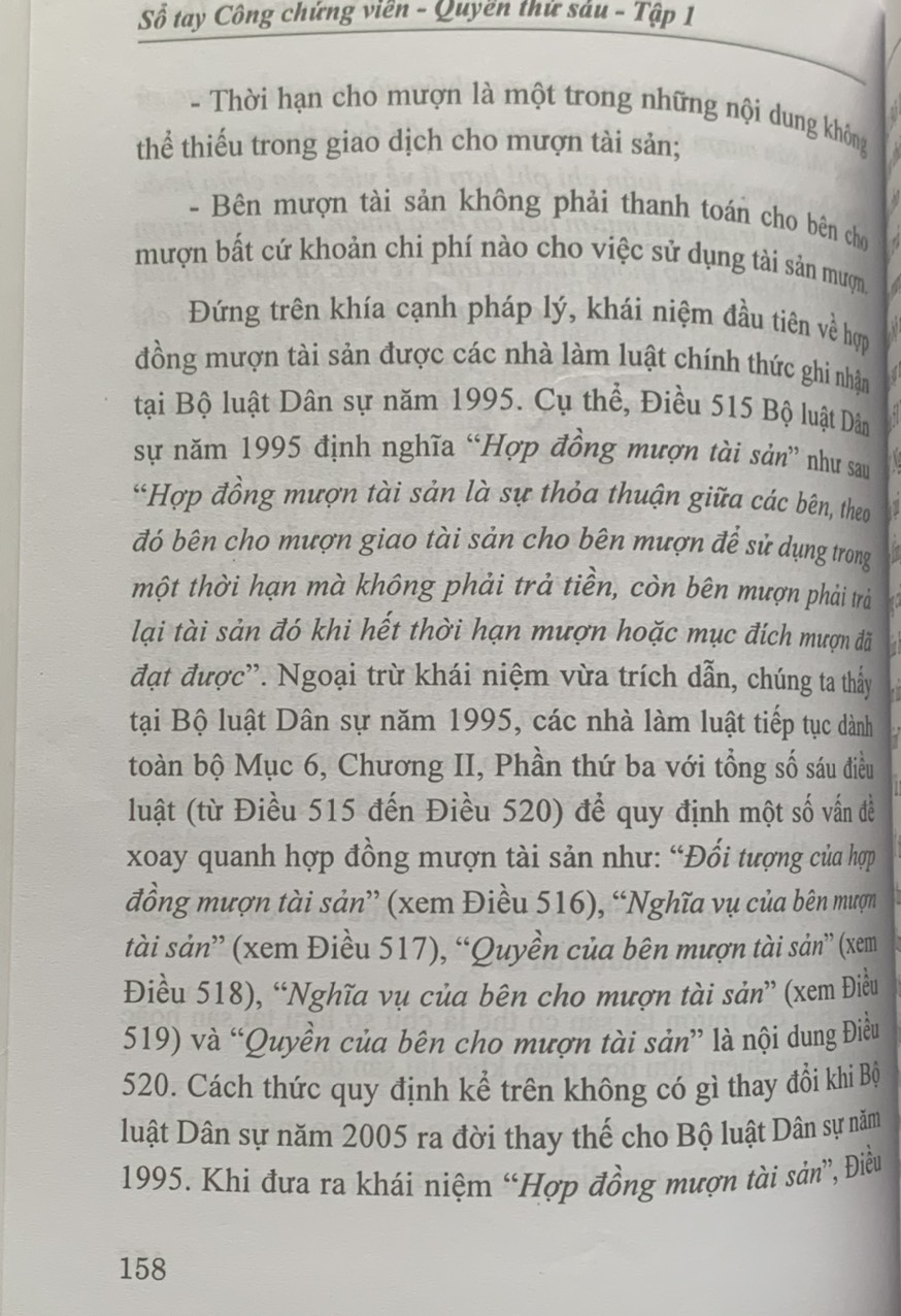 Sổ tay Công chứng viên – Những vấn đề cần lưu ý khi công chứng một số loại giao dịch khác (quyển 6, tập 1)