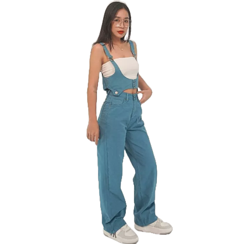 Siêu Hot: Quần Jean Nữ Ông Đứng & Áo Yếm Nữ Ngắn Y7 phong cách mới - Từ Thương Hiệu Samma Jeans!