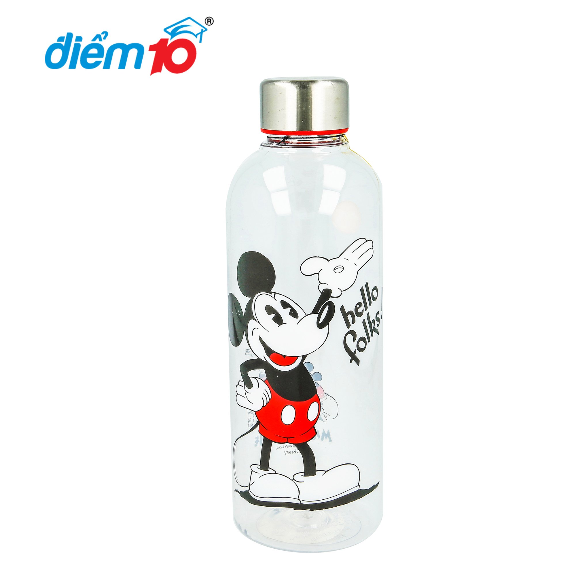 Combo cặp chống gù Jolly cho bé kèm túi rút bình nước MICKEY