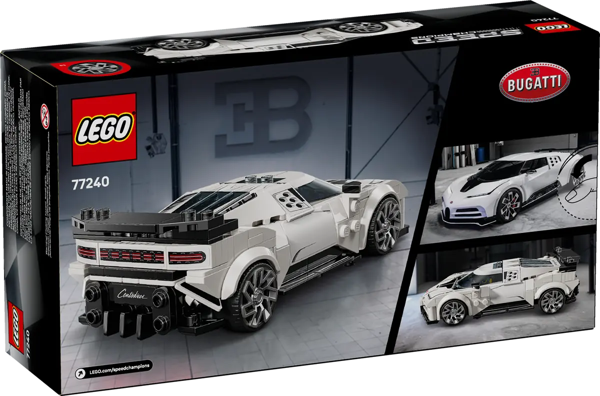 Đồ Chơi Lắp Ráp Siêu Xe Thể Thao Bugatti Centodieci - Lego Speed Champions 77240 (291 Mảnh Ghép)