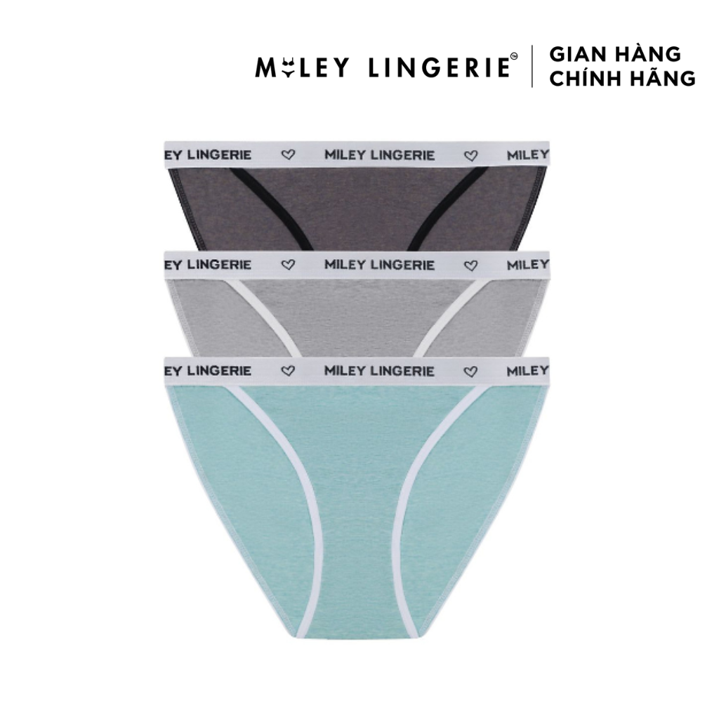 Bộ 3 Quần Lót Nữ Melagne High-Cut Miley Lingerie FCB_0101