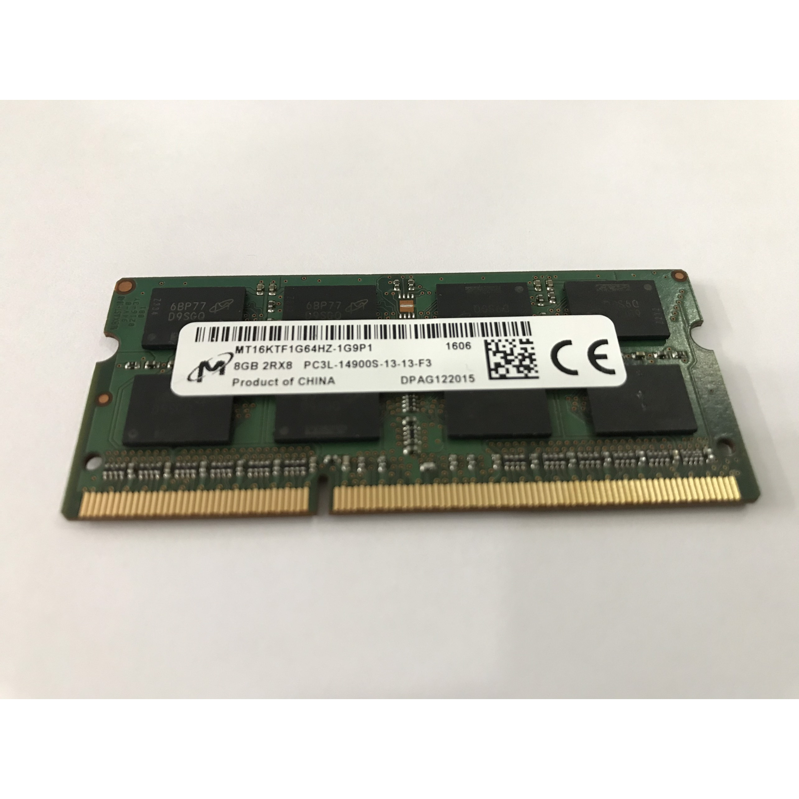 RAM Laptop Micron 8GB DDR3L Bus 1866 - Hàng Nhập Khẩu