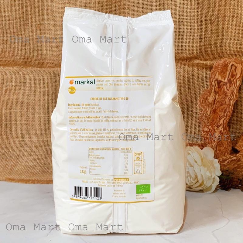 Bột mì đa dụng hữu cơ T55 Markal 1kg