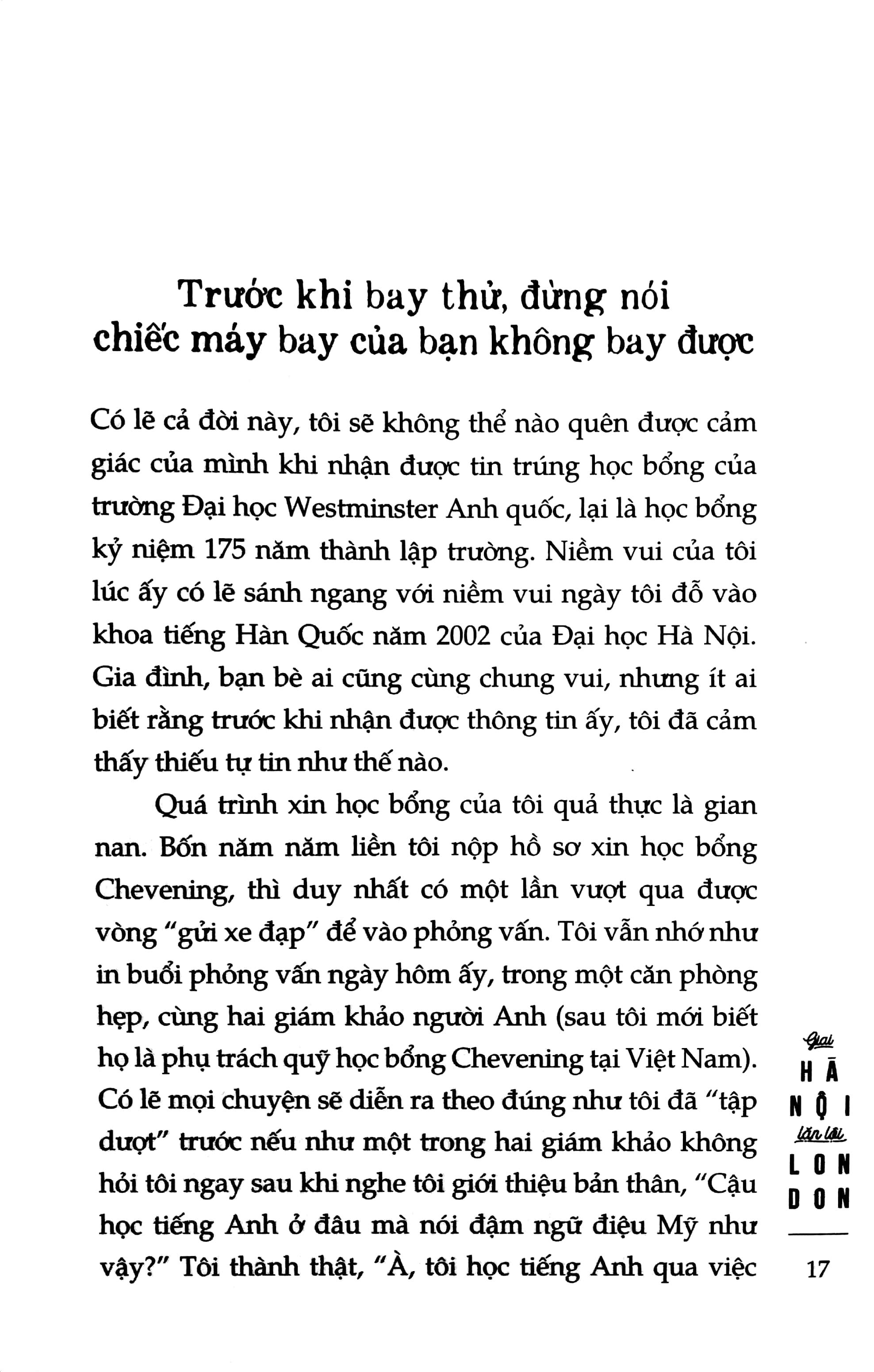 Sách Giai Hà Nội Lặn Lội London